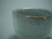 唐津ぐい呑み-斑唐津